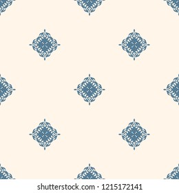Seamless vector decorative pattern with ornament. Background for printing on paper, wallpaper, covers, textiles, fabrics, for decoration, decoupage, scrapbooking and other
