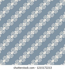 Seamless vector decorative pattern with ornament. Background for printing on paper, wallpaper, covers, textiles, fabrics, for decoration, decoupage, scrapbooking and other
