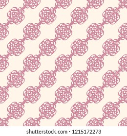 Seamless vector decorative pattern with ornament. Background for printing on paper, wallpaper, covers, textiles, fabrics, for decoration, decoupage, scrapbooking and other
