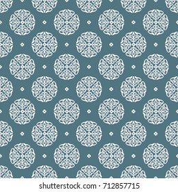 Seamless vector decorative pattern with ornament. Background for printing on paper, wallpaper, covers, textiles, fabrics, for decoration, decoupage, scrapbooking and other
