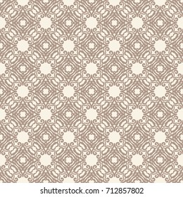 Seamless vector decorative pattern with ornament. Background for printing on paper, wallpaper, covers, textiles, fabrics, for decoration, decoupage, scrapbooking and other
