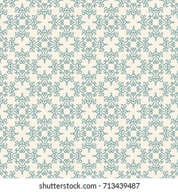 Seamless vector decorative pattern with ornament. Background for printing on paper, wallpaper, covers, textiles, fabrics, for decoration, decoupage, scrapbooking and other