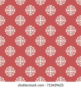 Seamless vector decorative pattern with ornament. Background for printing on paper, wallpaper, covers, textiles, fabrics, for decoration, decoupage, scrapbooking and other