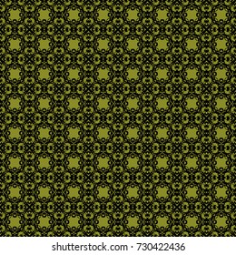 Seamless vector decorative pattern with ornament. Background for printing on paper, wallpaper, covers, textiles, fabrics, for decoration, decoupage, scrapbooking and other