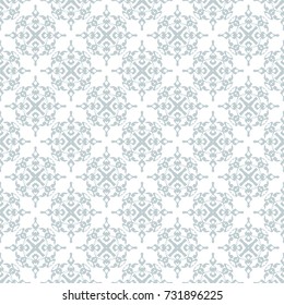 Seamless vector decorative pattern with ornament. Background for printing on paper, wallpaper, covers, textiles, fabrics, for decoration, decoupage, scrapbooking and other