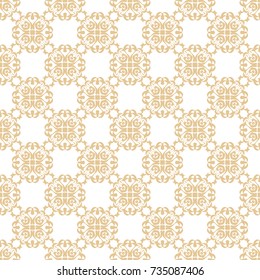 Seamless vector decorative pattern with ornament. Background for printing on paper, wallpaper, covers, textiles, fabrics, for decoration, decoupage, scrapbooking and other