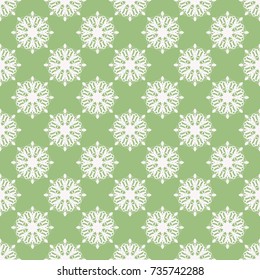 Seamless vector decorative pattern with ornament. Background for printing on paper, wallpaper, covers, textiles, fabrics, for decoration, decoupage, scrapbooking and other