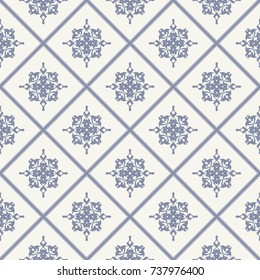 Seamless vector decorative pattern with ornament. Background for printing on paper, wallpaper, covers, textiles, fabrics, for decoration, decoupage, scrapbooking and other