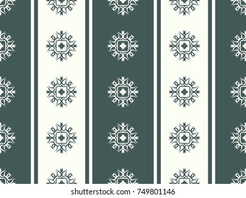 Seamless vector decorative pattern with ornament. Background for printing on paper, wallpaper, covers, textiles, fabrics, for decoration, decoupage, scrapbooking and other