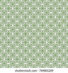 Seamless vector decorative pattern with ornament. Background for printing on paper, wallpaper, covers, textiles, fabrics, for decoration, decoupage, scrapbooking and other