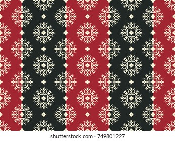 Seamless vector decorative pattern with ornament. Background for printing on paper, wallpaper, covers, textiles, fabrics, for decoration, decoupage, scrapbooking and other