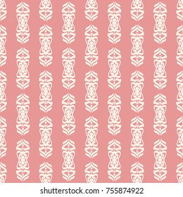 Seamless vector decorative pattern with ornament. Background for printing on paper, wallpaper, covers, textiles, fabrics, for decoration, decoupage, scrapbooking and other