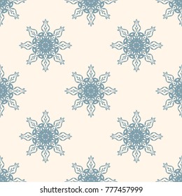 Seamless vector decorative pattern with ornament. Background for printing on paper, wallpaper, covers, textiles, fabrics, for decoration, decoupage, scrapbooking and other