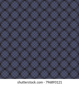 Seamless vector decorative pattern with ornament. Background for printing on paper, wallpaper, covers, textiles, fabrics, for decoration, decoupage, scrapbooking and other