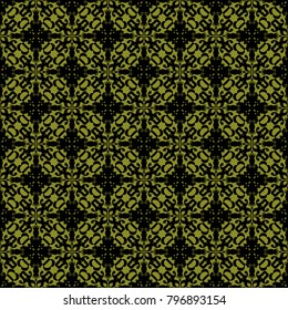 Seamless vector decorative pattern with ornament. Background for printing on paper, wallpaper, covers, textiles, fabrics, for decoration, decoupage, scrapbooking and other
