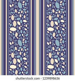 Seamless vector decorative pattern with  stripes. Abstract background for printing on paper, wallpaper, covers, textiles, fabrics, for decoration, decoupage, scrapbooking and other