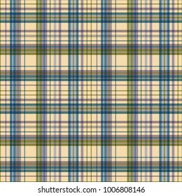 Seamless vector decorative pattern. Textile design in a cage. Background for printing, decor, interior, needlework, covers, fabrics, paper, wallpapers and other materials.