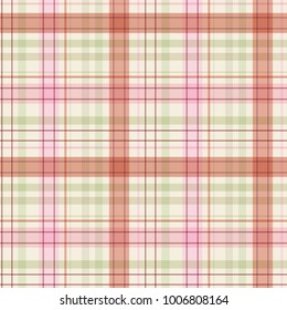 Seamless vector decorative pattern. Textile design in a cage. Background for printing, decor, interior, needlework, covers, fabrics, paper, wallpapers and other materials.