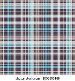 Seamless vector decorative pattern. Textile design in a cage. Background for printing, decor, interior, needlework, covers, fabrics, paper, wallpapers and other materials.