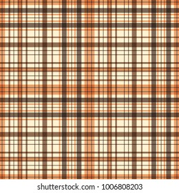 Seamless vector decorative pattern. Textile design in a cage. Background for printing, decor, interior, needlework, covers, fabrics, paper, wallpapers and other materials.