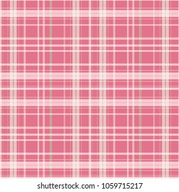Seamless vector decorative pattern. Textile design in a cage. Background for printing, decor, interior, needlework, covers, fabrics, paper, wallpapers and other materials.