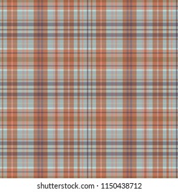 Seamless vector decorative pattern. Textile design in a cage. Background for printing, decor, interior, needlework, covers, fabrics, paper, wallpapers and other materials.