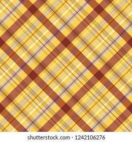 Seamless vector decorative pattern. Textile design in a cage. Background for printing, decor, interior, needlework, covers, fabrics, paper, wallpapers and other materials.