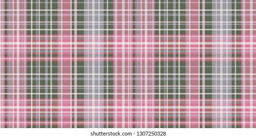 Seamless vector decorative pattern. Textile design in a cage. Background for printing, decor, interior, needlework, covers, fabrics, paper, wallpapers and other materials.