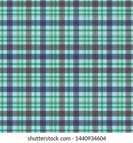 Seamless vector decorative pattern. Textile design in a cage. Background for printing, decor, interior, needlework, covers, fabrics, paper, wallpapers and other materials.
