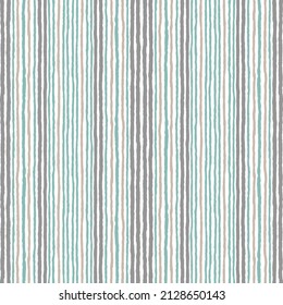Seamless vector decorative pattern. Textile design in a cage.turquoise and black striped background. 