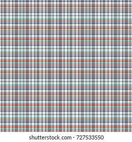 Seamless vector decorative pattern. Textile design in a cage. Background for printing, decor, interior, needlework, covers, fabrics, paper, wallpapers and other materials.
