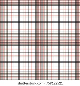Seamless vector decorative pattern. Textile design in a cage. Background for printing, decor, interior, needlework, covers, fabrics, paper, wallpapers and other materials.