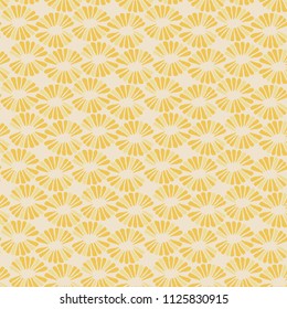 Seamless vector delicate pattern with retro flowers for fabric, textile, wrapping, craft