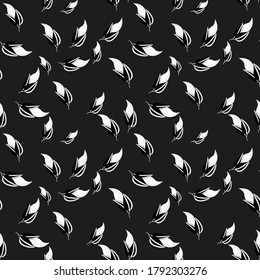 seamless vector design pattern  on black background
