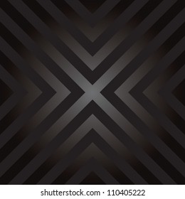 Seamless vector design with X shaped hazard striped lines.