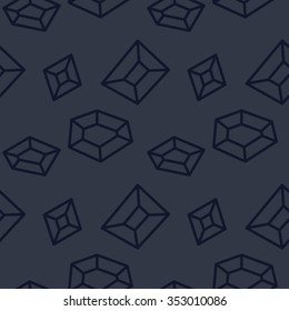 Seamless Vector Diamond Pattern