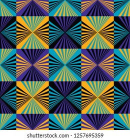 Seamless vector diamond shape pattern