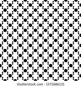 Seamless vector. Diamonds, figures wallpaper. Rhombuses, rounds ornament. Geometric background. Web design illustration, abstract backdrop.Checks, circles motif. Squares, shapes pattern