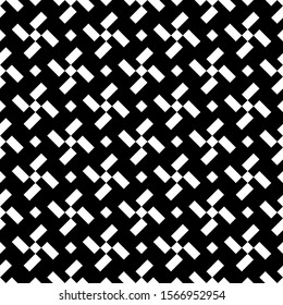 Seamless vector. Diamonds, strokes wallpaper. Rhombuses, rectangles ornament. Squares, slabs pattern. Checks, blocks motif. Geometric background. Web design, art illustration, abstract backdrop.