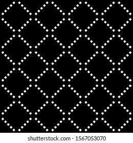 Nahtloser Vektor. Diamanten Tapete. Rhombusschmuck. Überprüft das Motiv. Quadratmuster. Geometrischer Hintergrund. Digitalpapier, Stoffdruck, Webdesign-Illustration, abstrakter Hintergrund. Bild des Kunstwerks