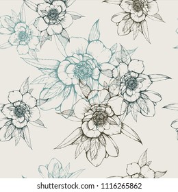 Seamless vector drawing for print products