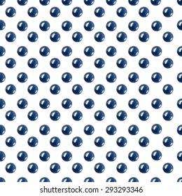 seamless vector drawing watercolor balls