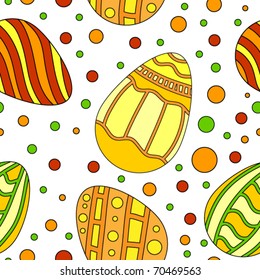 Seamless vector easter egg texture