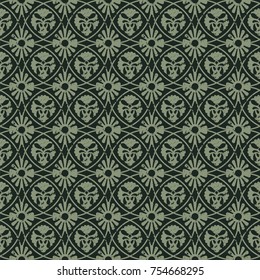 seamless vector elegant royal vintage floral pattern. design for covers, wrapping, textile, wallpapers