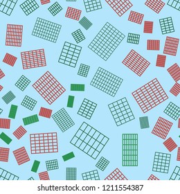 Seamless vector EPS 10 Abstract geometric pattern. Multicolor Figures. Texture for print and Banner. Flat style
