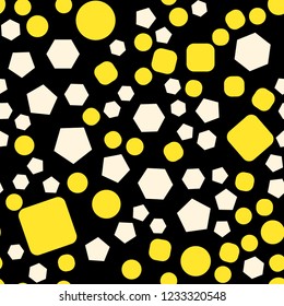 Seamless vector EPS 10 Abstract geometric pattern. Multicolor Figures. Texture for print and Banner. Flat style
