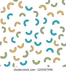 Seamless vector EPS 10. Abstract geometric pattern. Multicolor Figures. Texture for print and Banner. Flat style
