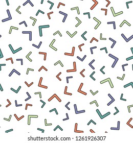 Seamless vector EPS 10. Abstract geometric pattern. Multicolor Figures. Texture for print and Banner. Flat style
