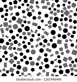 Seamless vector EPS 10 Abstract geometric pattern. Multicolor Figures. Texture for print and Banner. Flat style
