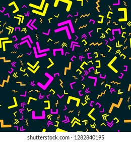 Seamless vector EPS 10 Abstract geometric pattern. Multicolor Figures. Texture for print and Banner. Flat style
